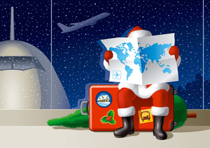 Santa's Christmas travel
