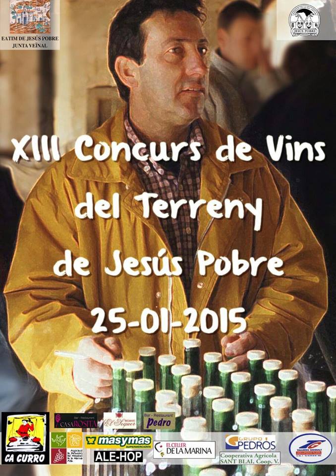 Domingo 25 de enero: XIII Concurso de vinos del terreno de Jesús Pobre