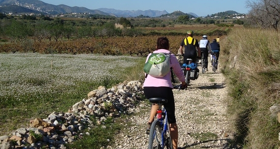 Excursión en bici por el Montgó